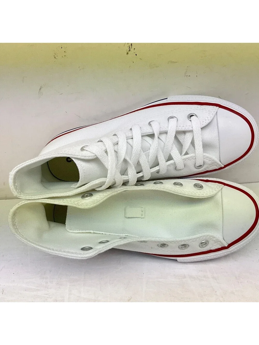 Converse Kid’s Hi-Top Chuck Taylor All-Star Casual Shoes 3J253 White Size 2M